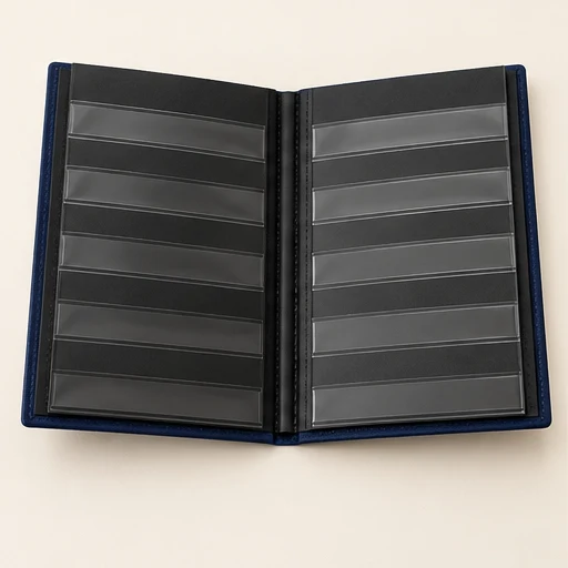 Compact stamp stockbook